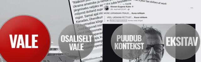 FAKTIKONTROLL | Kas Ukraina ametnikud ootavad järjekorras, et osta mitmesaja miljoni dollarisi superjahte? Tegemist on väljamõeldisega