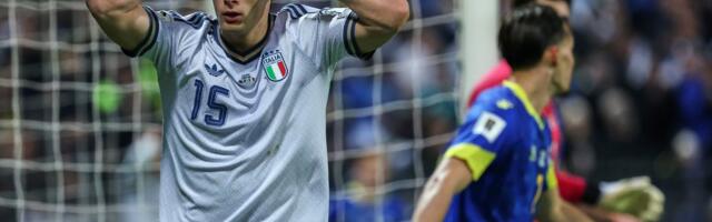 Krahh! 79 minutit vähemuses mänginud Itaalia jäi taas jalgpalli MM-ilt eemale
