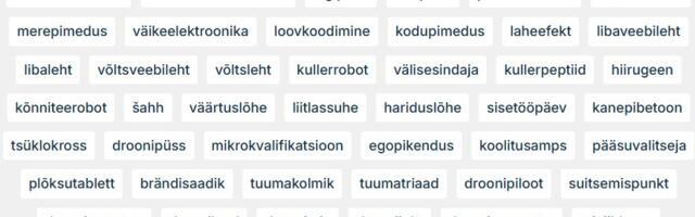 Vaata, millised uued tehnoloogiaga seotud sõnad lisati tänavu EKI Sõnaveebi