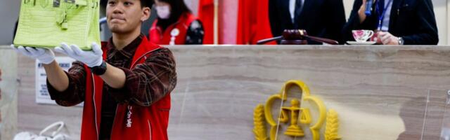 Sõda pärsib luksuskaupade müüki: Hermesi aktsia langes ühe päevaga 14%