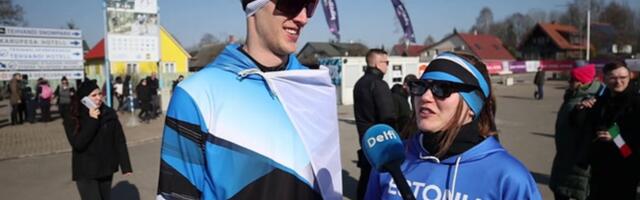 DELFI VIDEO | „Kristo ja Susan on kõrges konkurentsis, ootame võitu!“ Eesti laskesuusafännide muljed Otepää MK-etapilt