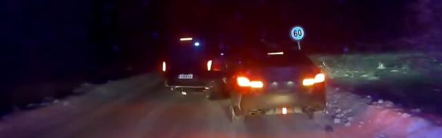 Video: Kohati üle 200 km/h toimunud tagaajamise lõpetas teele paigutatud “siil”