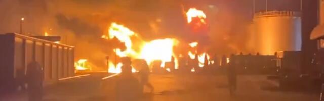 Ukraina süütas õhurünnakuga naftahoidla Krasnodari krais