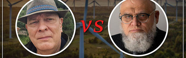 Перегляньте дискусію на тему вітрової енергії між Гаррі Раудвере і Алланом Кіє.