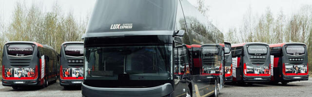Lux Express приводить на лінію Таллінн-Тарту двоповерхові автобуси.