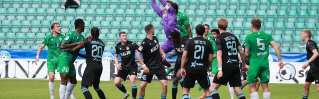 FOTOD | Levadia ja Kalju skoorisid vaid lisaminutitel ja tegid võitlusliku viigi