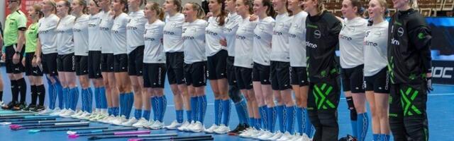 Naiste saalihokikoondis avas MM-il võiduarve