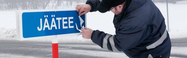 Hiiumaa-Saaremaa vaheline jäätee tehti sõiduautodele avatuks