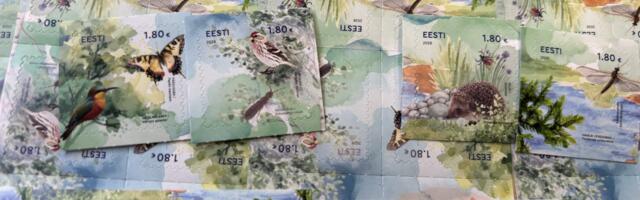 Omniva annab välja Eesti esimese iseliimuva margiploki, mis ühendab fauna ja floora