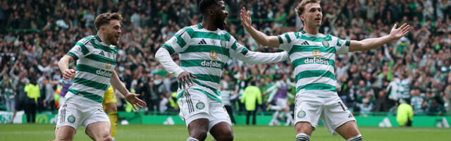 Celtic röövis hiliste väravatega Heartsilt tiitli
