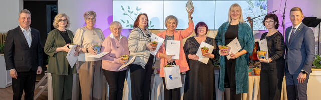 Võru ajaloolise pangamaja saalis jagati tänavusi sotsiaal- ja tervisevaldkonna tunnustusi