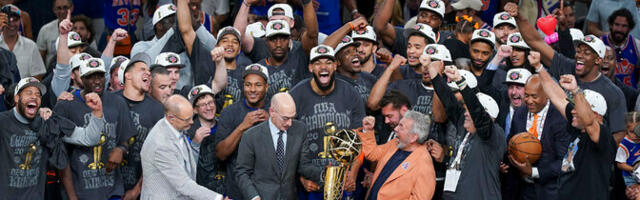 Knicks lõpetas 53 aastat kestnud tiitlipõua ja krooniti NBA meistriks
