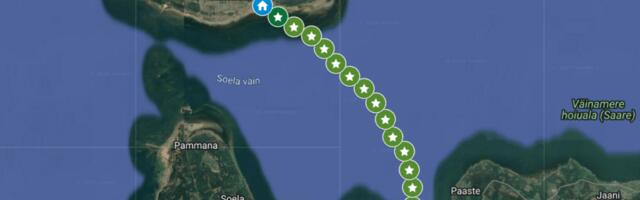 JÄÄTEE AVATUD | Hiiumaa-Saaremaa vaheline jäätee tehti sõiduautodele avatuks