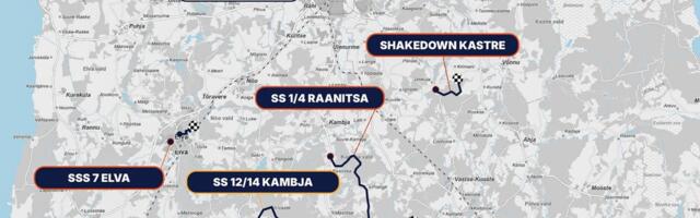 INTERAKTIIVNE GRAAFIK | Abimees Delfi Rally Estonial orienteerumiseks_ kõik kiiruskatsed ja pealtvaatamisalad koos Waze’i linkidega