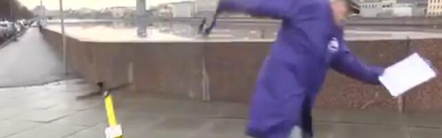 DELFI VOOG | Video_ Venemaa ilmateadustaja tegi otse-eetris elektritõuksiga valusa avarii