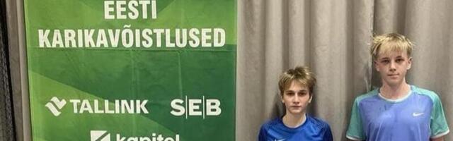 Tennisist Egert Trave jõudis Eesti noorte karikavõistlustel finaali
