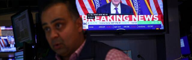 USA põhiindeksid kukkusid nelja kuu madalaimale tasemele