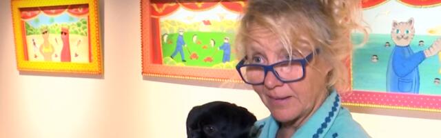 Ave Nahkur avas Vändra kunstigaleriis omanäolise ja värviküllase näituse