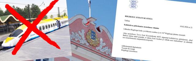 Riigikogu juhatus otsustas Rail Balticu vastase kollektiivse pöördumise menetlusse võtta