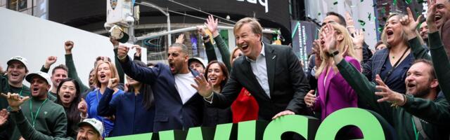 Märgiline samm. Wise tähistas New Yorgis USA börsile jõudmist