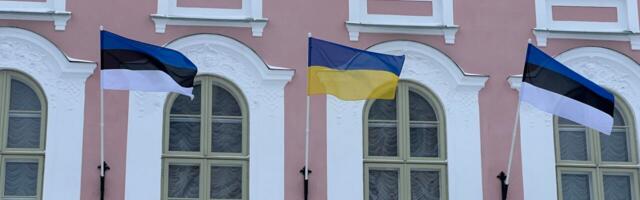 Riigikogu hoone oli Eesti rahvuslippude ehteis vaid pool päeva