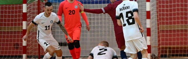 Eesti saalikoondis võitles MM-valikturniiri avamängus välja viigi