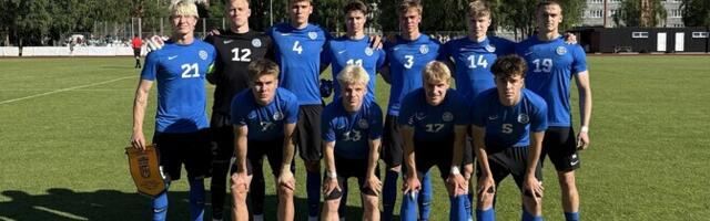 Eesti U-21 jalgpallinoored said Balti turniirilt kaks viiki