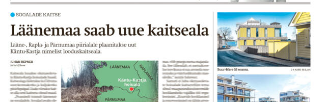 Lääne Elu paberleht laupäeval, 11. aprillil