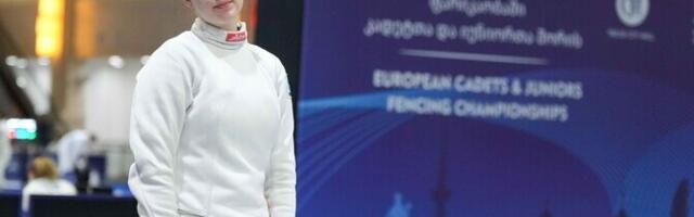 Julia Trynova võitis epeevehklemise juunioride EM-pronksi