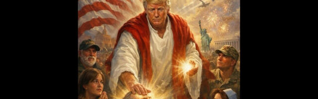Trump kujutas end Kristusena
