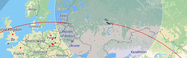 Soomes on ärevus: bussi suurune tükk kukub kosmosest Balti riikide peale