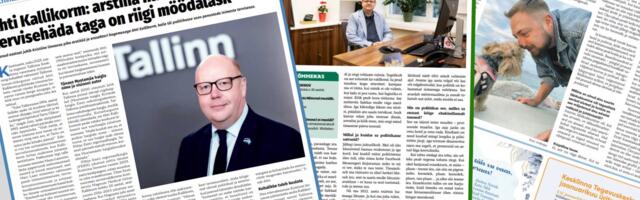 Partei müts peas ja kampaanialause trükitud. Linnaosavanemad said linnalehtedesse persoonilood