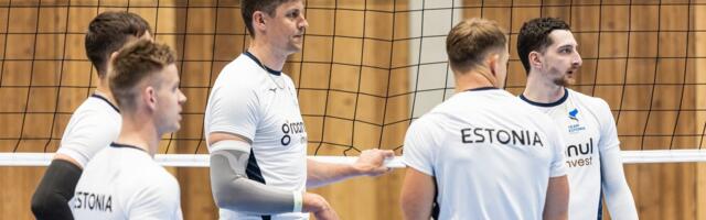 Eesti võrkpallimeeskond alustas koondiseaastat võiduga Läti üle, kaks meest tegid debüüdi
