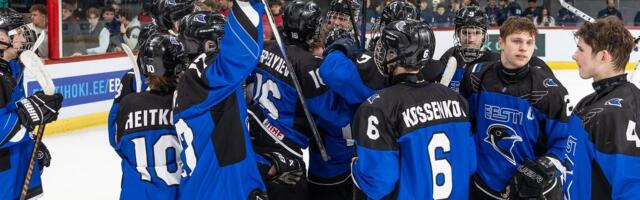 Eesti U18 jäähokikoondis koondis lõpetas koduse MM-i neljanda kohaga