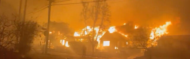 VIDEO: Los Angeles põleb, filmistaarid põgenevad paaniliselt kodudest