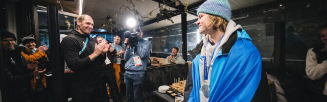 FOTOD | Eestlased tähistasid Livignos Henry Sildaru olümpiamedalit