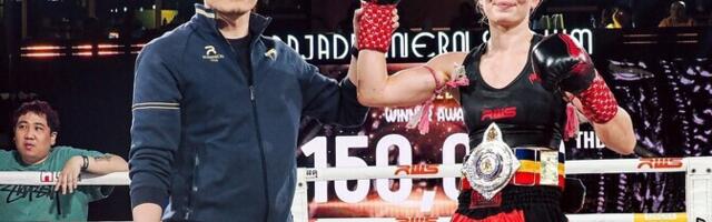 Eestlanna võitis Bangkokis ajaloolise tiitlivöö