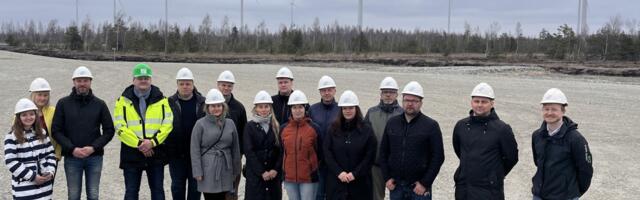 Valga vallavolikogu ja vallavalitsuse esindus külastas Põhja-Pärnumaa vallavalitsust, et koos arutleda tuuleenergia teemadel