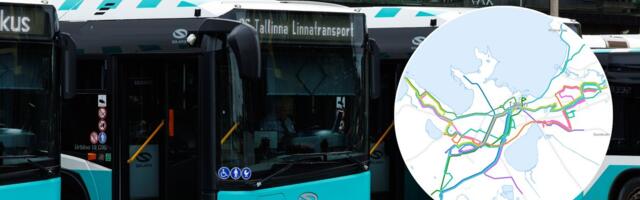 GRAAFIKUD JA VIDEO | Osa Tallinna bussiliinide marsruute tehakse ümber. Lisandub mitu uut liini