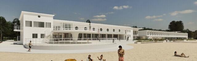 Pärnu rannahoone laienduse arhitektuurikonkursi võitis Kamp Arhitektide töö