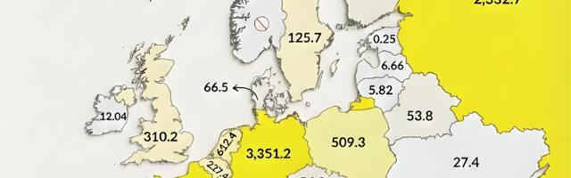 Kaart: Eesti kullavarud on Euroopas kõige pisemad