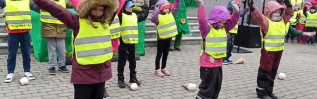 VIDEO: väikesed kevadpealinlased vihtusid Türil jäätisetantsu