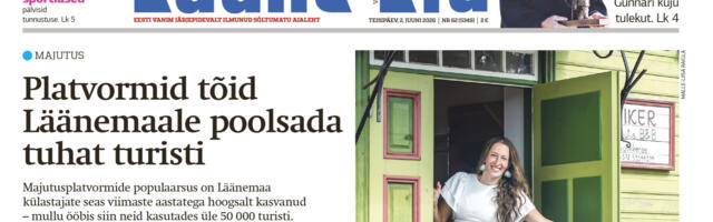 Lääne Elu paberleht teisipäeval, 2. juunil
