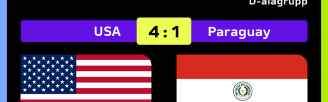 USA alustas kodust jalgpalli MM-i võimsa võiduga Paraguay üle