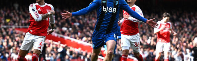 Üllatuskaotuse saanud Arsenal paotas tiitliheitluses Cityle ust