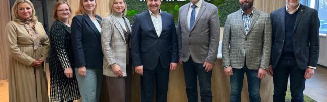 Läti linnavalitsuse delegatsioon tutvus Eesti äripargiga, millest on saamas regionaalne tõmbekeskus