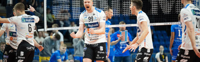 Bigbank päästis põnevusmängus matšpalli ja alustas poolfinaali võiduga