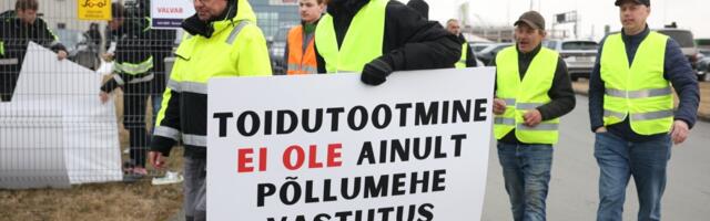 Galerii | Põllupidajad tulid traktoritega teedele: pole põllumajandust, pole toitu!