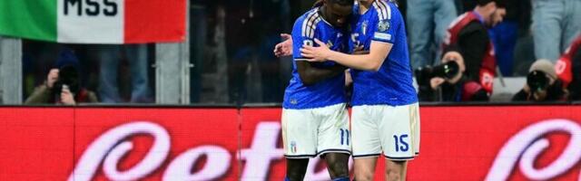 Itaalia jalgpallikoondis jõudis nukra seeria lõpetamisest võidu kaugusele