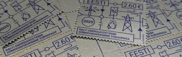 Ilmus Balti riikide ühine postmark Euroopa elektrisüsteemiga liitumise auks